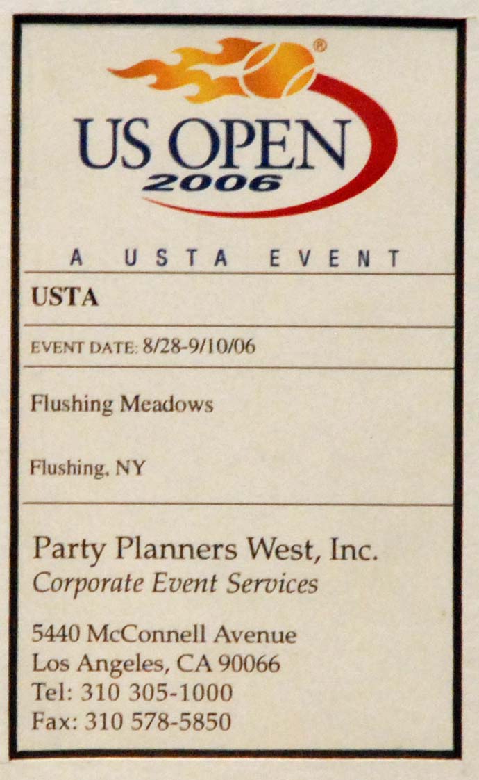 Party Planners West, Inc. Acknowlegement